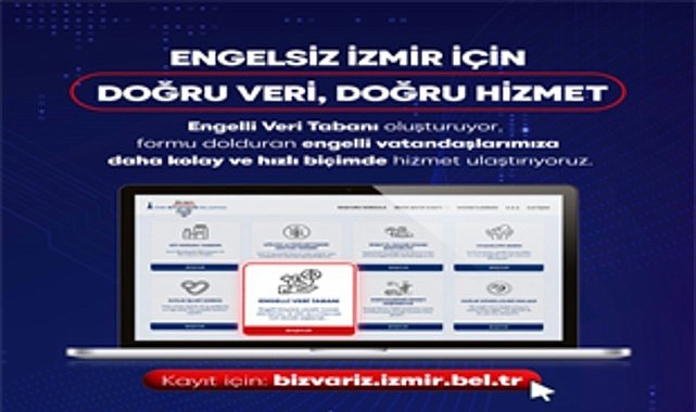 Engelsiz İzmir için “Engelli Veri Tabanı