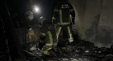 Konak'ta yangın