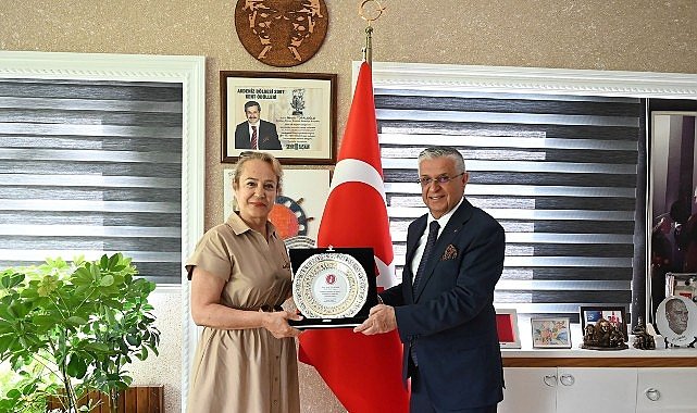 TKB Kemer Şube Başkanı Akdağ'dan Başkan Topaloğlu'na ziyaret