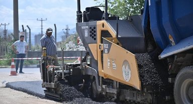 Turgutlu'nun Önemli Bağlantı Yolunda Yenileme Çalışması 