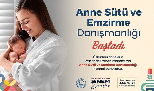 Üsküdar Belediyesi'nden Yeni Annelere Evde Destek: “Anne Sütü ve Emzirme Danışmanlığı
