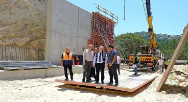 ASAT Kaş'ın içme suyu altyapısını güçlendiriyor 