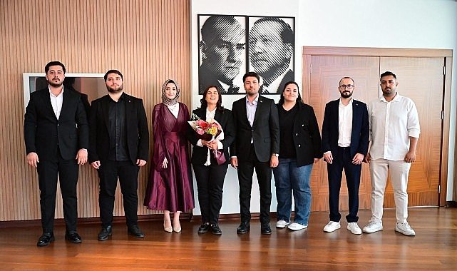 Başkan Çerçioğlu'na Türkiye Gençlik Vakfı Aydın İl Temsilciliği'nden Ziyaret