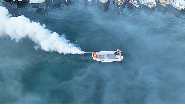 Büyükşehir'den vektörle mücadeleye denizden müdahale