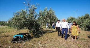 Gaziemir'de yabani otlarla mücadelede teknoloji desteği