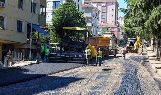 Maltepe'de asfalt çalışmaları hızlandı