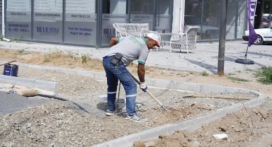 Park ve Bahçeler Müdürlüğü'nden İlçe Genelinde Yoğun Çalışma
