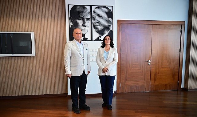 Başkan Çerçioğlu'na İncirliova Belediye Başkanı Aytekin Kaya'dan Ziyaret