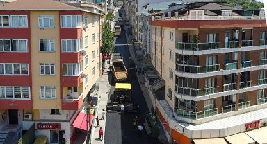 Maltepe'de Asfalt Çalışmaları Sürüyor