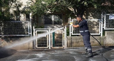 Aydınevler'de toplu temizlik çalışması