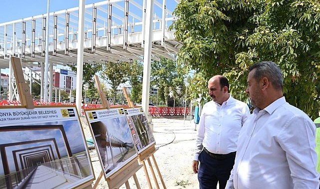 Başkan Altay Yapımı Son Aşamaya Gelen Yazır Yaya Üst Geçidi İnşaatını İnceledi