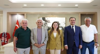 Başkan Topaloğlu'ndan ABB Başkan Vekili Özdemir'e ziyaret