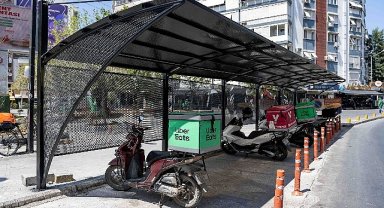 Bornova'da 'Güneş ve Yağmur' Kalkanı