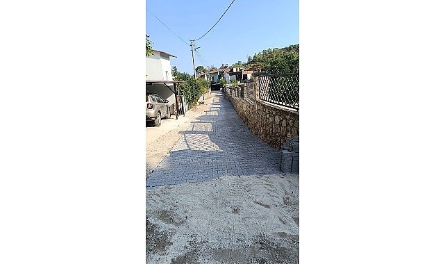 Kemer'de altyapı çalışmaları