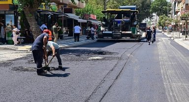 Salihli'nin Şüheda Caddesi Baştan Aşağı Yenileniyor