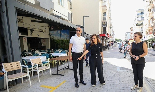 Bostanlı Cemal Bülbül Sokak'ta dönüşüm sürüyor