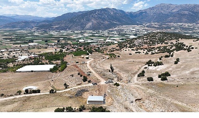 Büyükşehir'den Elmalı Yalnızdam Mahallesi'ne sulama tesisi