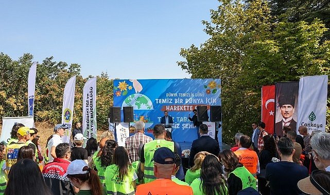 Çankaya'da Dünya Temizlik Günü'nde Çevre İçin El Ele