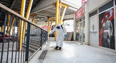 Çankaya'nın pazarlarında hijyen mesaisi