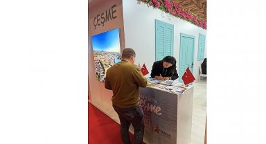 Çeşme standı Uluslararası İstanbul Turizm Fuarı'nda yoğun ilgi gördü