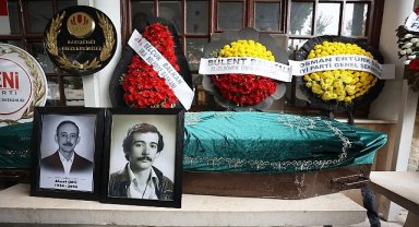 Gazeteci Ahmet Çipli, Urla'da son yolculuğuna uğurlandı