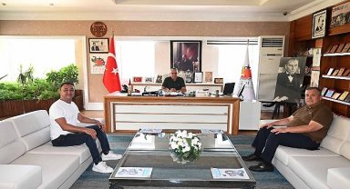 Günay'dan Başkan Topaloğlu'na ziyaret