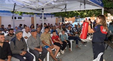 İzmir'in kırsal mahalleleri yangına karşı güçleniyor