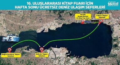 Kocaeli Kitap Fuarı'na ulaşım çok kolay olacak