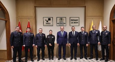 Konya İtfaiye Teşkilatı Heyeti İtfaiye Haftası Vesilesiyle Başkan Altay'ı Ziyaret Etti