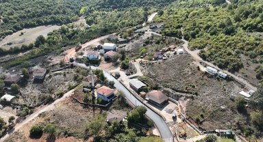 Körfez'de köy yollarına Büyükşehir dokunuşu