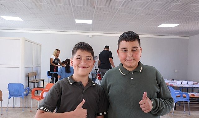 Öğrencilerin okul tıraşı Büyükşehir Belediyesi'nden