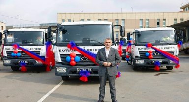 Bayrampaşa'nın temizlik filosuna 3 yeni araç