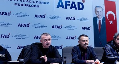 Büyükakın'dan, günlerdir sahada olan ekiplere teşekkür