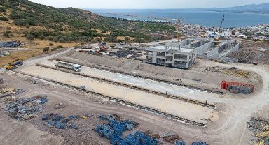 İzmir'in üçüncü büyük arıtma tesisi Dikili'de yükseliyor