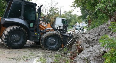 Osmangazi Belediyesi'nden Toprak Kaymasına Hızlı Müdahale