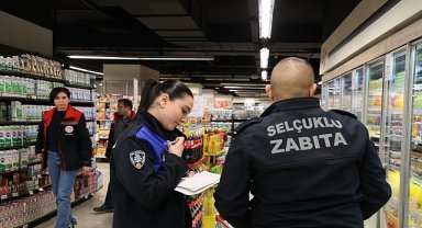 Selçuklu'da Market Denetimleri Sürüyor