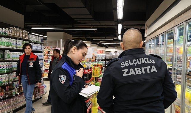 Selçuklu'da Market Denetimleri Sürüyor